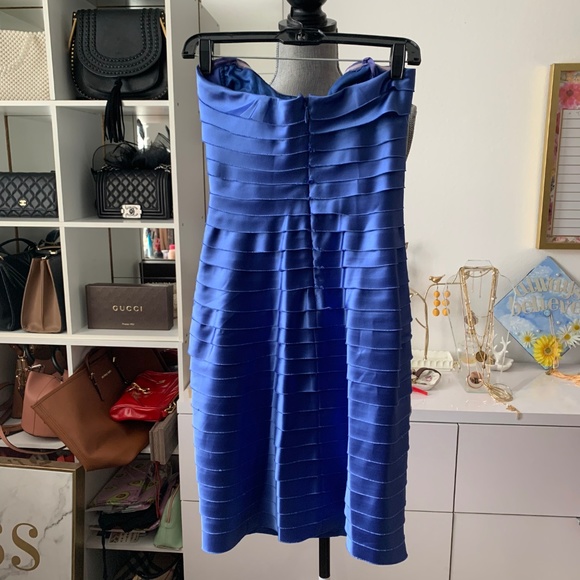 BCBG Bandage Satin Dress - Picture 6 of 8